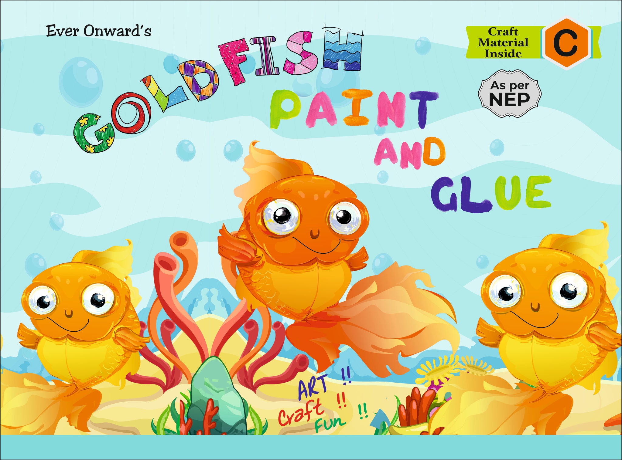 GOLDFISH PAINT AND GLUE- C